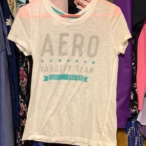 An Aeropostale T-shirt